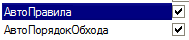 Свойства панели